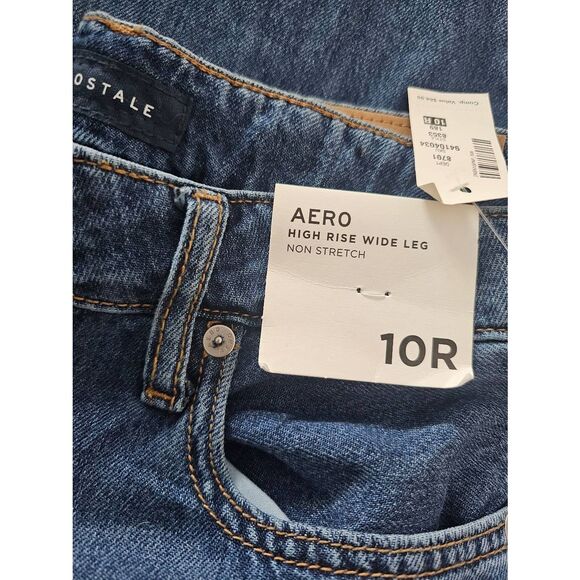 Aero high rise wide leg size 10r - Picture 2 of 4